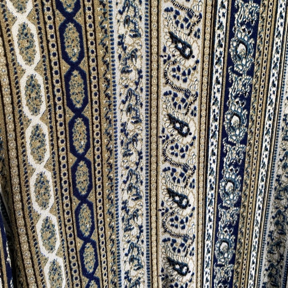 FREE PEOPLE Donatella Mock Neck Puff Shoulder Sleeve Size Large - Picture 4 of 13